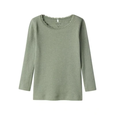 Abbildung von Name it Nmfkab Langarmshirt für Kinder, Größe: 98, Green