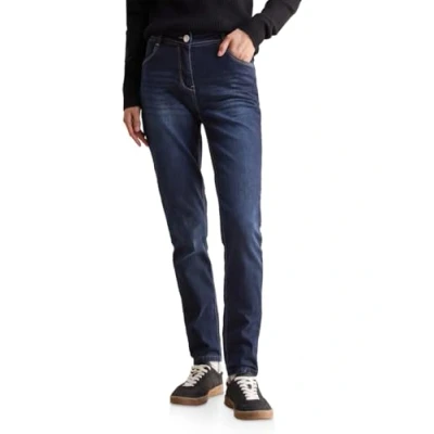Abbildung von Cecil Jeans Slim Fit, Damen, Größe: 31x32, Blau