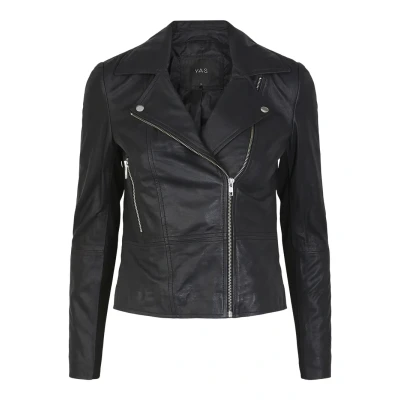 Abbildung von YAS Yassophie Jacket Lederjacke, Damen, Größe: XXL, Black