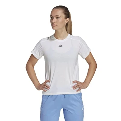 Abbildung von adidas Performance CREW Sport Tshirt, Damen, Größe: Medium, White