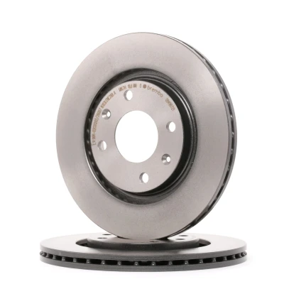 Abbildung von BREMBO COATED DISC LINE 09.4987.21 Bremsscheibe 266 20,5 4 innenbelüftet beschichtet mit Schrauben PEUGEOT: 206 Hatchback, Partner I Combispace