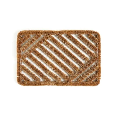 Abbildung von andiamo Fußmatte Kokos Drahtgitter ideal als Outdoor oder Kokosmatte außen handgemacht und pflegeleicht aus natürlichen Materialien hergestellt 40 x 60 cm