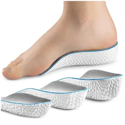 Abbildung von SULPO Schuheinlagen Erhöhung Höhe Einlagen Schuhe Herren zur Fersenerhöhung Fersenkissen Height Increase Insoles Heel Pads Fersenkeil Anti Rutsch 2cm