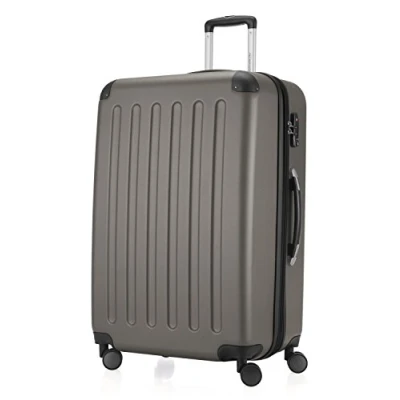 Abbildung von HAUPTSTADTKOFFER SPREE Großer Hartschalen Koffer Trolley Rollkoffer Reisekoffer, 4 Doppel Rollen, 75 cm, 119 L, Graphite