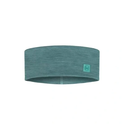 Abbildung von Buff Stirnband Merino Wide Unisex Erwachsene, Solid Pool