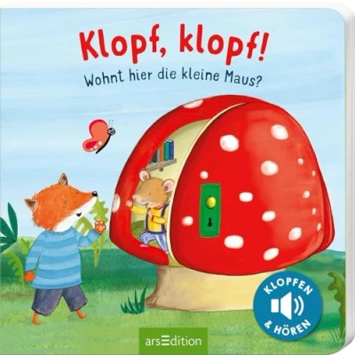 Abbildung von Klopf, klopf! Wohnt hier die kleine Maus?: Soundbuch mit innovativer Klopffunktion für Kleinsten ab 12 Monaten