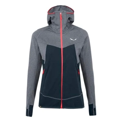Abbildung von Salewa PUEZ Hybrid Fleecejacke, Damen, Größe: 40, Navy blazer melange