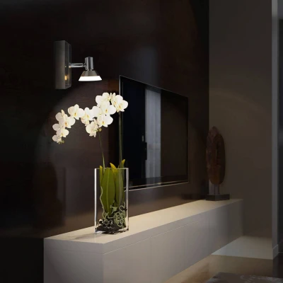 Abbildung von näve LED Wandleuchte »Jericho«, 1 flammig, Leuchtmittel Board fest integriert, incl. 1x 20W, Metall/Glas, chrom