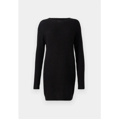 Abbildung von Noisy May Nmsiesta O NECK Dress Strickkleid, Damen, Größe: XL, Black