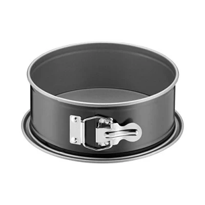 Abbildung von Original Kaiser Inspiration Mini Springform 20 cm rund, Flachboden, kleine Kuchenform, Backform klein beschichtet, für 1/2 Rezept