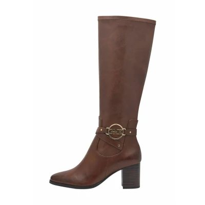 Abbildung von Marco Tozzi by Guido Maria Kretschmer Stiefel, Damen, Größe: 36, Chestnut Schuhe