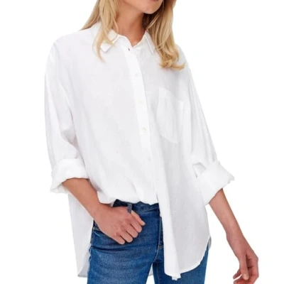 Abbildung von ONLY Tokyo Hemdbluse, Damen, Größe: XS, Bright white