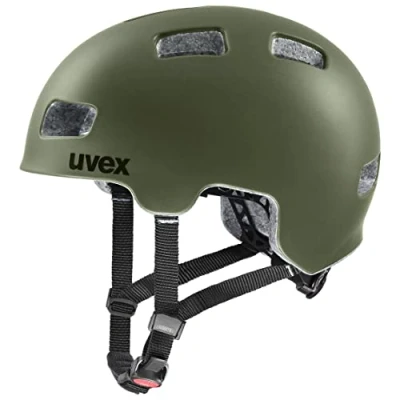Abbildung von uvex hlmt 4 cc leichter Fahrradhelm für Kinder individuelle Größenanpassung optimierte Belüftung forest matt 51 55 cm