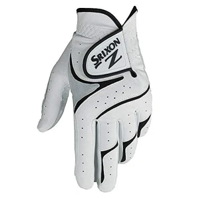 Abbildung von Srixon Z Herren Golfhandschuhe, Allwetter Weiß/Schwarz, Größe M, Linke Hand