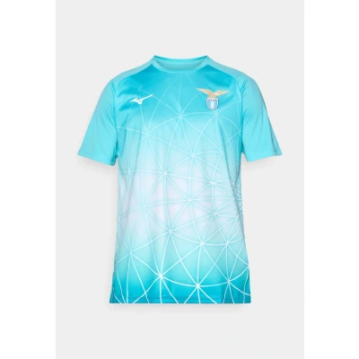 Abbildung von Mizuno Pre Match Jersey S.S. Lazio Men Fußballschuhe Azure Blau Herren Grösse M