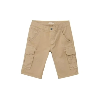 Abbildung von s.Oliver Junior Unisex Kinder 2145758 Cargo Bermuda, Slim Fit, beige 8195, 146
