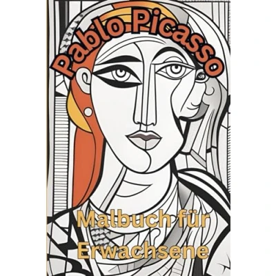 Abbildung von Künstler Malbuch: Pablo Picasso: Malbuch für Erwachsene. 50 verschiedene Motive