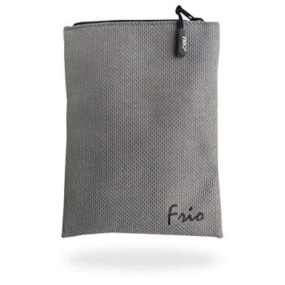 Abbildung von FRIO VIVA GROß Diabetiker Insulin Tasche 19 x 14 cm für bis zu 4 Pens Kühlt mit kaltem Wasser I Keine Kühlakkus notwendig (Grau)