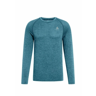 Abbildung von ODLO CREW NECK Essential Seamless Unterhemd/shirt, Herren, Größe: 54/56, Dark sapphire melange
