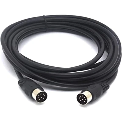Abbildung von HUHANGGod MIDI Kabel 8 polig DIN Lautsprecherverlängerung Stecker auf Stecker, Konverterkabel für Bang and Olufsen B&amp;O PowerLink BeoLab 3 Meters m (5 meter)