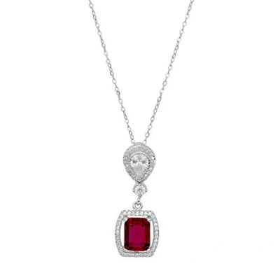 Abbildung von Orphelia Damen Kette_mit_Anhänger 925_Sterling_Silber zirkonia ZH 7426/RU