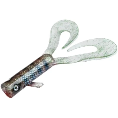 Abbildung von LMAB Drunk Dancer 15, 18 &amp; 23 cm Doppel Twister Angelköder Gummiköder für: Hecht Zander Hechtköder Zanderköder Kunstköder Twinler Pike (23 cm, Diamond Danny)