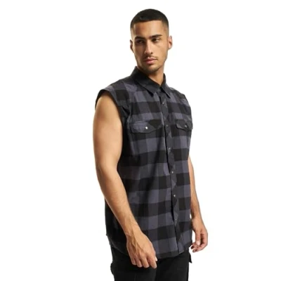 Abbildung von Brandit Top, Herren, Größe: 5XL, Black/grey