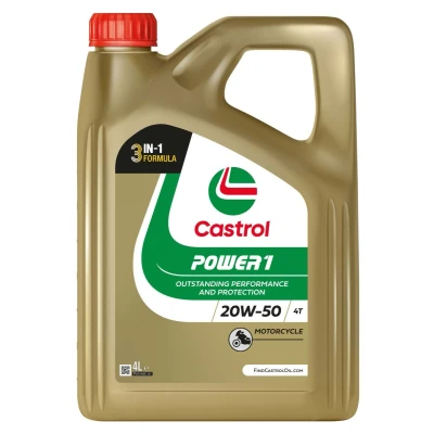 Abbildung von Castrol Power 1 4T 20W 50 4l Motoröl 15049B