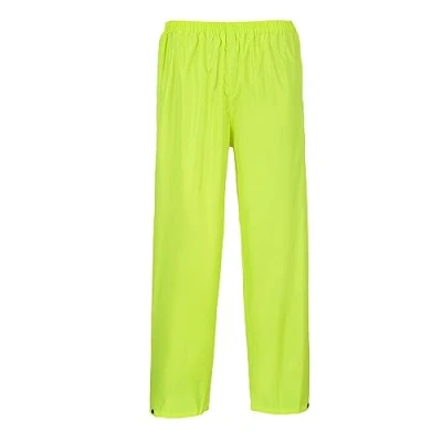 Abbildung von Portwest Klassische Regenhose für Erwachsene, Größe: 4XL, Farbe: Gelb, S441YER4XL
