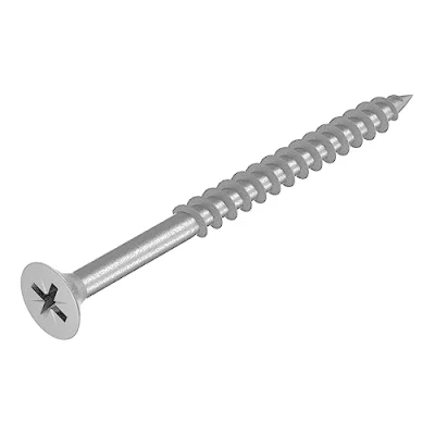 Abbildung von SECCARO Spanplattenschraube 5 x 70 mm, Edelstahl V2A VA A2, Holzschraube mit Teilgewinde, Kreuzschlitz/PZ, 100 Stück