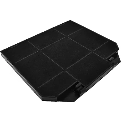 Abbildung von AllSpares Aktivkohlefilter für Dunstabzugshauben geeignet AEG Electrolux Zanussi EFF72 / MCFE04 9029800480/9029793636, Faber 112.0157.243 und Smeg KITFC161 (265x236x15mm)