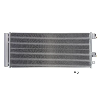 Abbildung von NISSENS 940791 Klimakondensator mit Trockner Aluminium 668 R 134a OPEL: Corsa E Hatchback