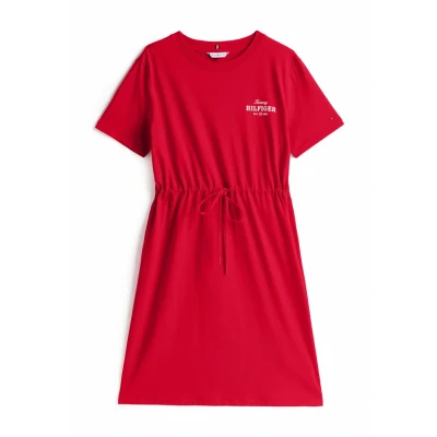 Abbildung von Tommy Hilfiger Jerseykleid, Damen, Größe: Medium, Primary red