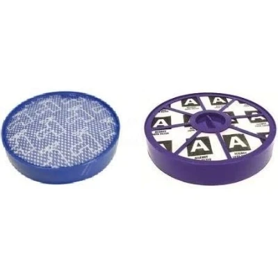 Abbildung von HEPA Allergie Filter Set kompatibel mit Dyson DC19 DC20 DC21 DC29 Vor motor undNach Filterklasse H13 neues Modell