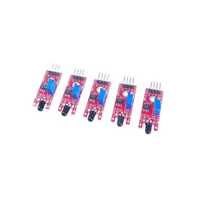 Abbildung von ANGEEK 5 Stück KY 026 Flammensensor Modul Feuerdetektor IR Sensor Detektor Temperaturerfassung für Arduino