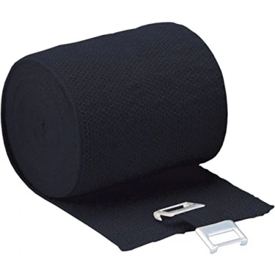 Abbildung von Höga Lastic Color, schwarz, 6 cm x 5 m gedehnt, dauerelastische Idealbinde, 1er Pack (1 0.036 kg)