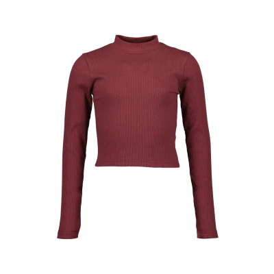 Abbildung von Blue Seven Langarm MIT Stehkragen Strickpullover, Damen, Größe: 176, Aubergine