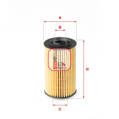 Abbildung von Ölfilter SOFIMA S5163PE