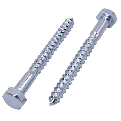 Abbildung von 30 Stück DIN 571 Stahl verzinkt Sechskant Holzschrauben M8 x 80 mm, Sechskantschraube, Schlüsselschrauben, Innensechskant, Schlossschrauben (30, mm)