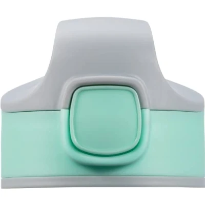 Abbildung von Sigg Miracle Kids Top Tabbi Mint Ersatz Verschluss, Ersatzteil für alle Aluminium und Tritan Flaschen (0.35 L, 0.4 0.45 L), Ersatzdeckel Trinkflasche mit Strohhalm