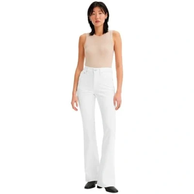Abbildung von Levi&#039;s 726 HR Flare Flared Jeans, Damen, Größe: 28x32, Soft clean white