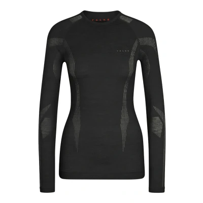 Abbildung von Falke Wooltech Functional Underwear FOR COLD TO VERY Conditions Langarmshirt black, Damen, Größe: Small, Black
