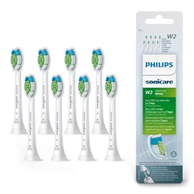 Abbildung von Philips Sonicare HX6068/12 W2 Optimal White X8 Ersatzbürsten, Größe: One Size,