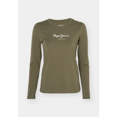 Abbildung von Pepe Jeans NEW Virginia Langarmshirt, Damen, Größe: XS, Leaf green
