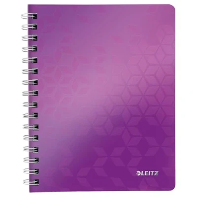 Abbildung von Leitz 46390062 Kollegblock WOW, A5, PP, liniert, holzfrei, 80 Blatt, violett