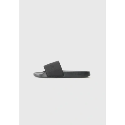 Abbildung von Tommy Hilfiger Tumble Badesandale, Herren, Größe: 45, Black Schuhe