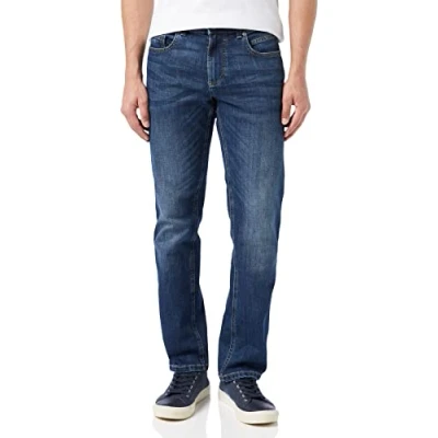 Abbildung von camel active Jeans Straight Leg, Herren, Größe: 38x36, Blue