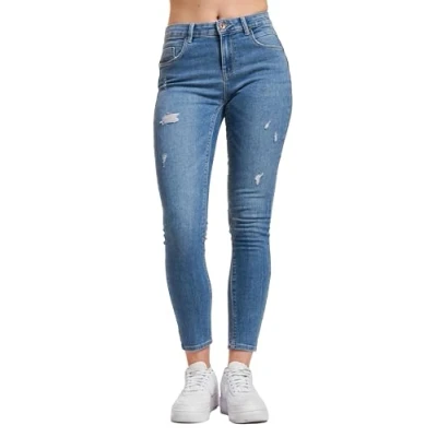 Abbildung von ONLY Damen ONLDAISY REG Push UP SK ANK Dest DNM Box Jeans, Medium Blue Denim, 26W x 32L