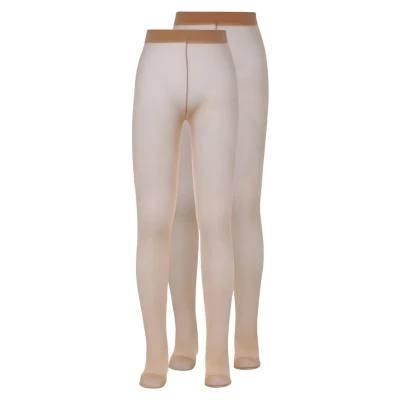 Abbildung von Ewers 2 PACK Strumpfhose für Kinder, Größe: 134 146, Perle