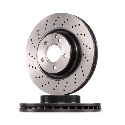 Abbildung von BREMBO COATED DISC LINE 09.9825.11 Bremsscheibe 330 32 5 gelocht/innenbel. beschichtet hochgekohlt mit Schrauben MERCEDES BENZ: E Class Saloon